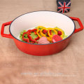 Cast Iron Cooking Pot Cast Iron Enamel Oval Low Casserole With Lid